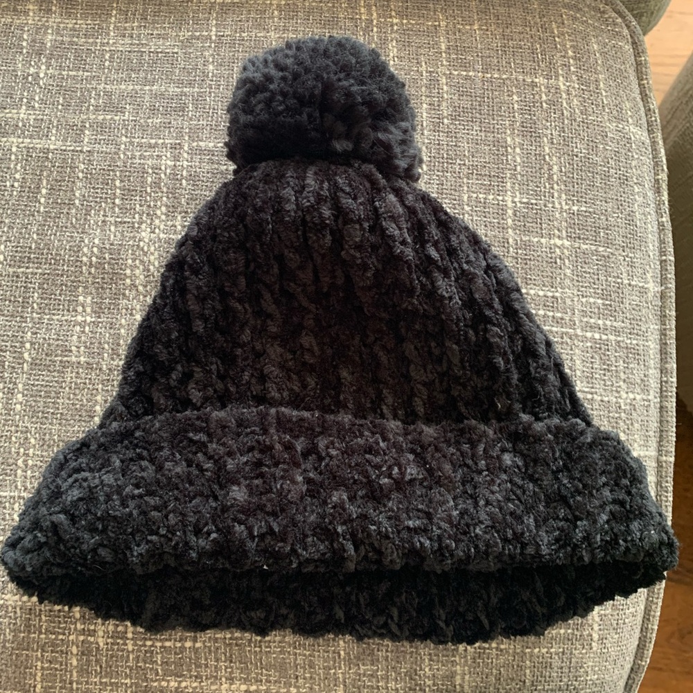 Black Knitted Beanie